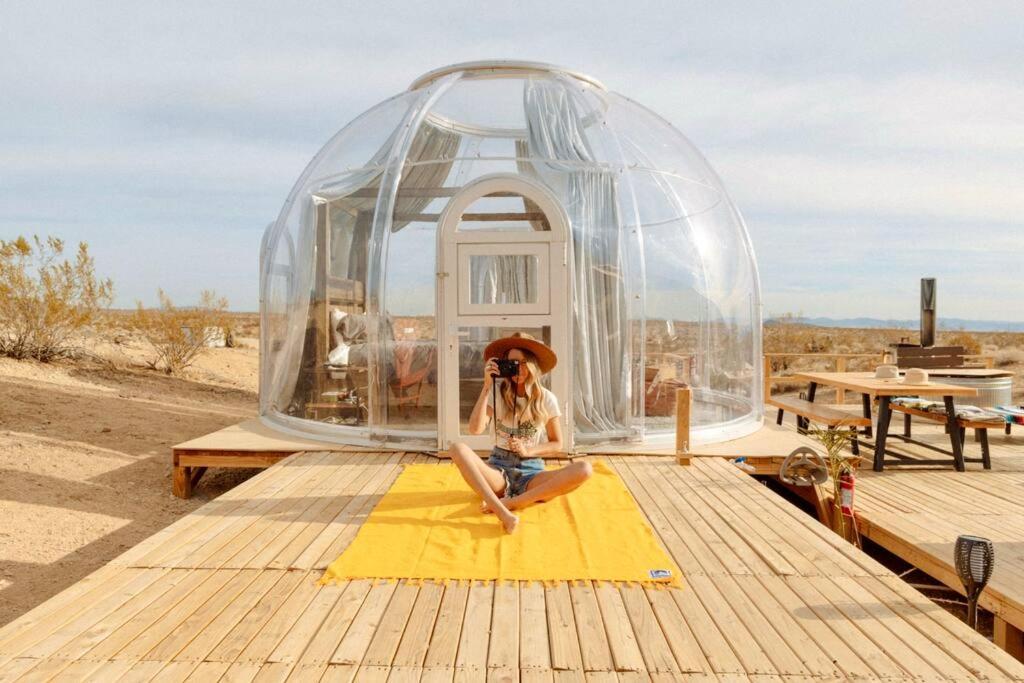 Jthavn-Joshua Tree Remote Dessert Bubble Dome Extérieur photo